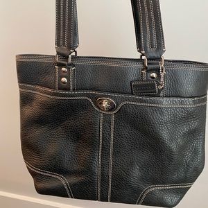 Coach Hamilton Leather Satchel